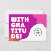 Commander Merci Pour Nous Choisir Carte Colorée (Devant)