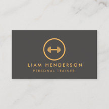 Commander un formateur Carte de visite Fitness Tra