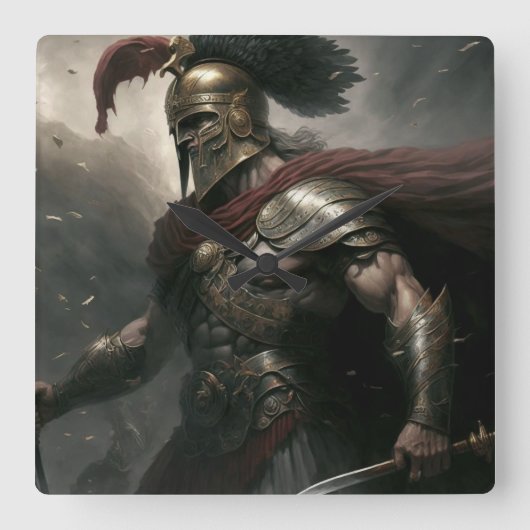 Commander Vierkante Klok (Voorkant)