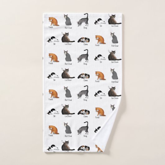 Commandes Cat (Serviette à main)