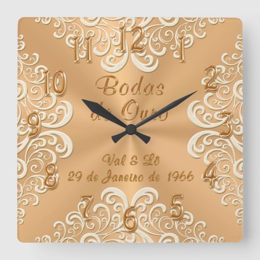 Commandes spéciales Horloge du 50e anniversaire (Recto)