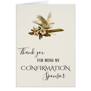 Commanditaire de Confirmation Merci Saint-Esprit