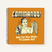 Commando: 2 weken tot wasdag notitieboek (Voorkant)