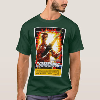Commando-afwisselend poster t-shirt