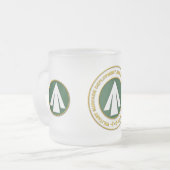 Commando Distributie militaire grondwaterinstallat Matglas Koffiemok (Voorkant links)