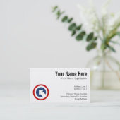 Commando eerste installatie Patch Visitekaartje (Staand voorkant)