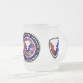 Commando Leger Materiaal - AMC Matglas Koffiemok (Voorkant rechts)