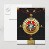 Commando Mariene Corps (MARFORCOM) [3D] Briefkaart (Voorkant / Achterkant)