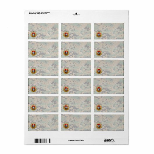 Commando Mariene Corps (MARFORCOM) [3D] Etiket (Full Sheet)
