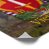 Commando militaire bijstand Vietnam MACV Poster (Hoek)