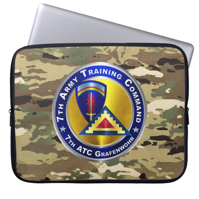 Commando Opleiding 7e Leger (7e ATC) Laptop Sleeve (Voorkant)