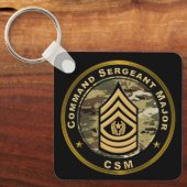 Commando Sergeant Majoor CSM Sleutelhanger (Voorkant)