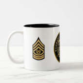 Commando Sergeant Majoor CSM Tweekleurige Koffiemok (Links)