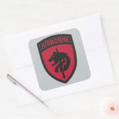 Commando speciale operaties Afrika Vierkante Sticker (Envelop)