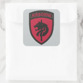 Commando speciale operaties Afrika Vierkante Sticker (Tas)