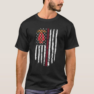 Commando Speciale Operaties van het leger USASOC A T-shirt