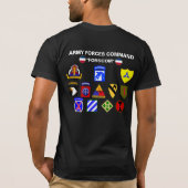 Commando strijdkrachten "FORSCOM" T-shirt (Achterkant)