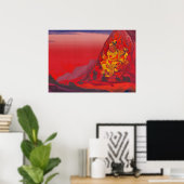 Commando van Rigden Djapo door Nicholas Roerich Poster (Thuiskantoor)