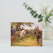 Commando Washington Briefkaart (Staand voorkant)