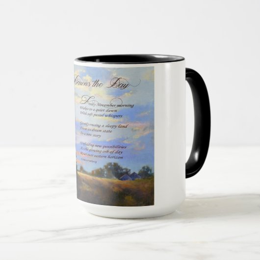 Comme aubes la tasse de jour (Devant droit)