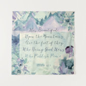 Comme C'Est Beau Sur La Tapisserie Des Montagnes (Devant)