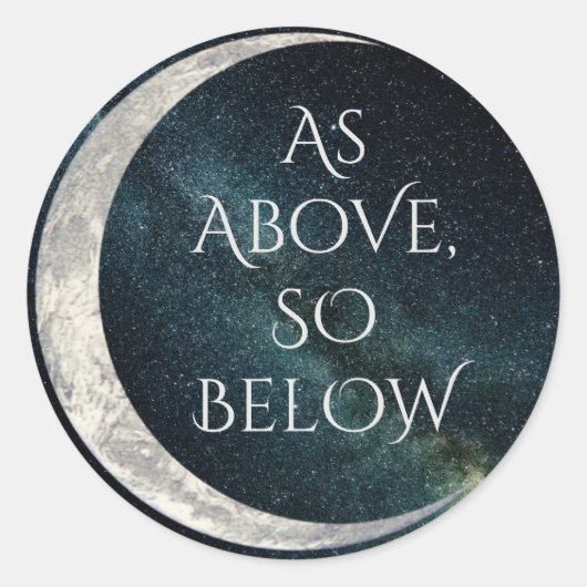 Comme ci-dessus So Below sticker (Devant)