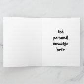 Comme deux pois dans une cosse Carte de vœux (Intérieur)