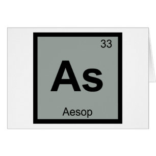 Comme - Fables d'Ésope Symbole de chimie du tablea