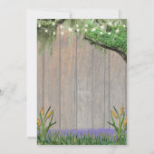 Comme il est doux d'être aimé Bayou Invitations (Dos)