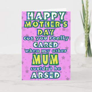 Comme la carte de la mère de maman Foster