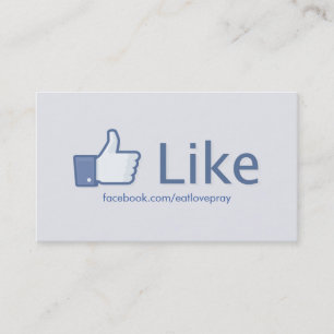 Comme le bouton - cartes de visite promotionnels