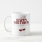 Comme le vin qui devient une grosse tasse d'annive (Gauche)