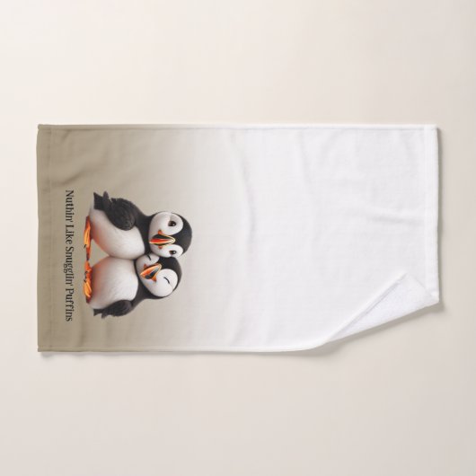Comme Les Puffins De Snugglin (Serviette à main)
