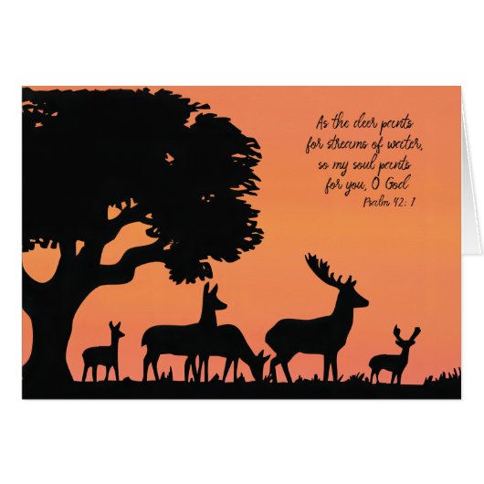 Comme pantalon de cerf pour l'eau Deer Tree silhou (Devant horizontal)