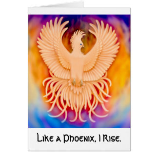 Comme Phoenix je me lève carte