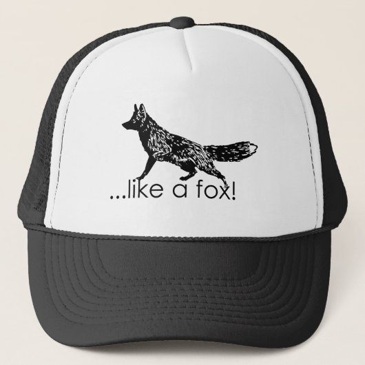 ...comme un renard ! Casquette de maillage (Devant)