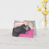 Comme un rondin - carte de note (Fleur jaune)