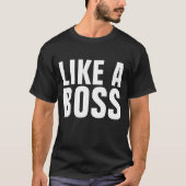 COMME UN T-shirt BOSS, noir (Devant)