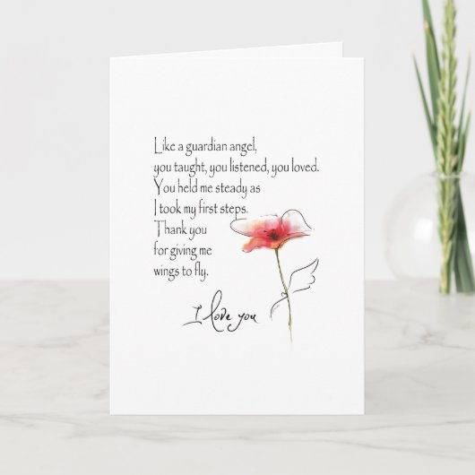 COMME UNE CARTE D'ANGEL GUARDIENNE ... LA FÊTE DE (Devant)