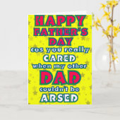 Comme Une Carte De Fête des pères Papa (Fleur jaune)