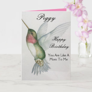 Comme Une Maman Carte De Voeux D'Anniversaire Humm