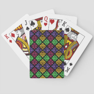 Commedia dell'Arte Harlequin "Jewel Box" Pokerkaarten