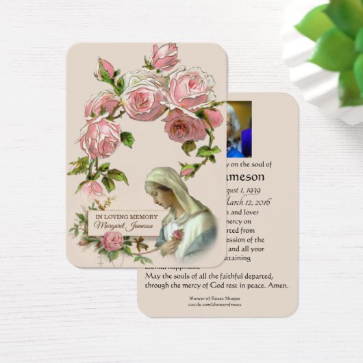 Commémoration funéraire de la Vierge catholique Pr (Bureau)