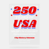 Commémoration historique 250 ans États-Unis (Recto)
