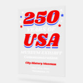 Commémoration historique 250 ans États-Unis (Angle)