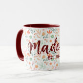 Commemorative floral mug (Devant gauche)