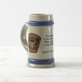 Commemorative Name Date Keepsake Stein Mug (Devant gauche)