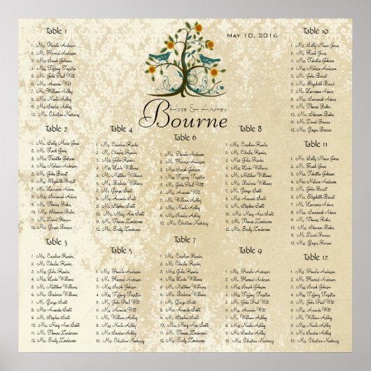 Commence à 13,20 $ Tableau de siège 12 Tableaux (Devant)