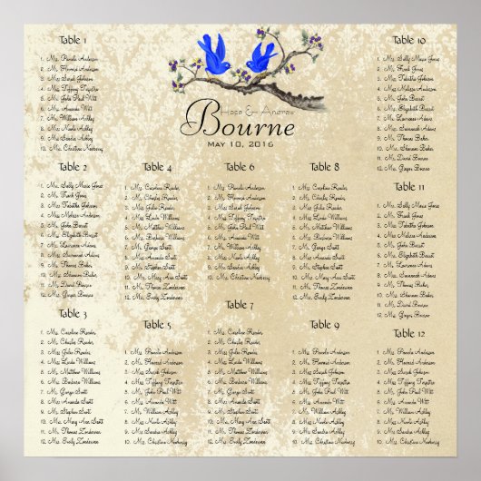 Commence à 13,20 $ Tableau de siège 12 Tableaux (Devant)