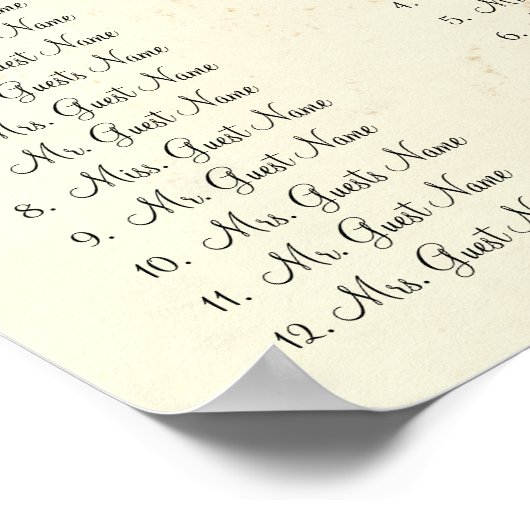 Commence à 13,20 $ Tableau de siège 12 Tableaux (Coin)